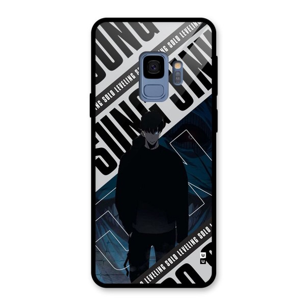 Awesome Jinwoo Rage Glass Back Case for Galaxy S9