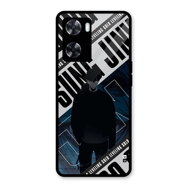 Awesome Jinwoo Rage Glass Back Case for Oppo A77