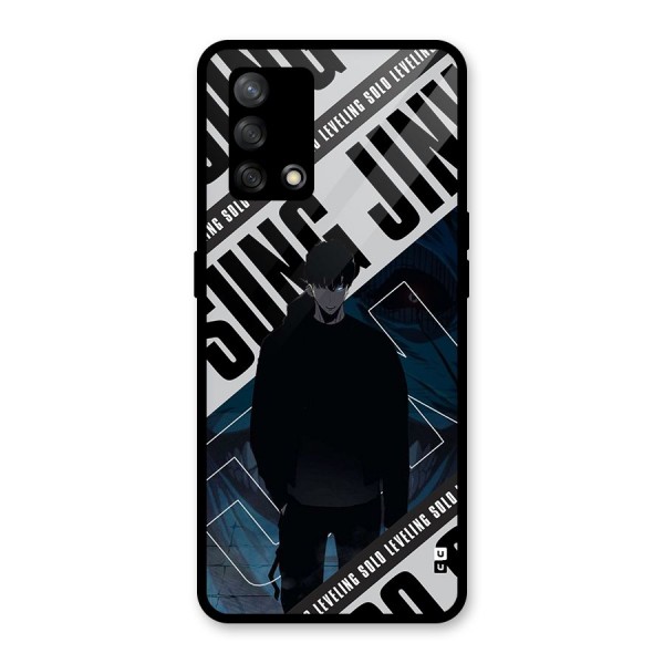 Awesome Jinwoo Rage Glass Back Case for Oppo F19