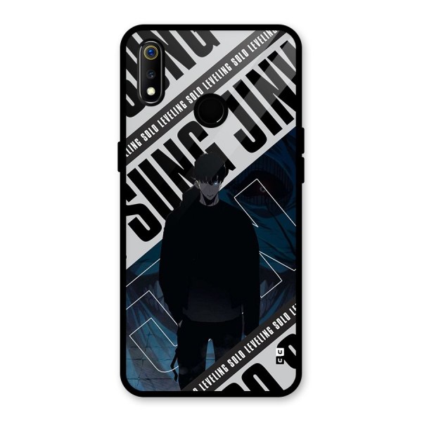 Awesome Jinwoo Rage Glass Back Case for Realme 3