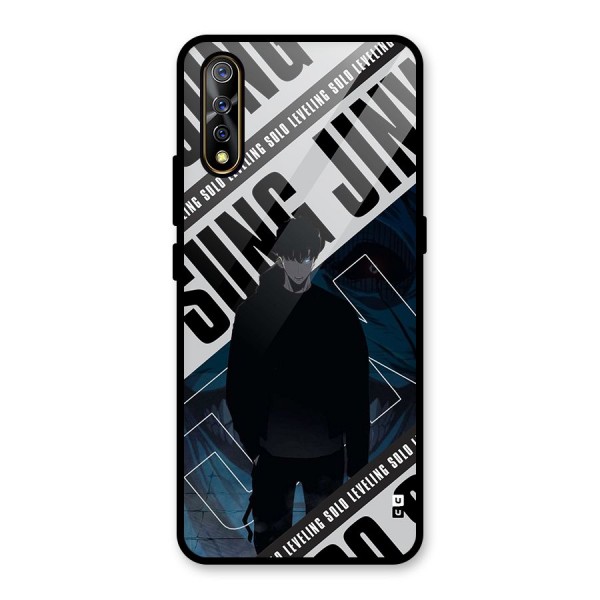 Awesome Jinwoo Rage Glass Back Case for Vivo S1