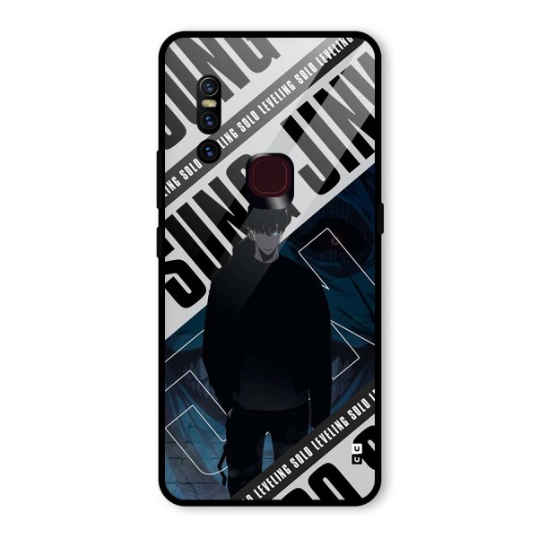 Awesome Jinwoo Rage Glass Back Case for Vivo V15