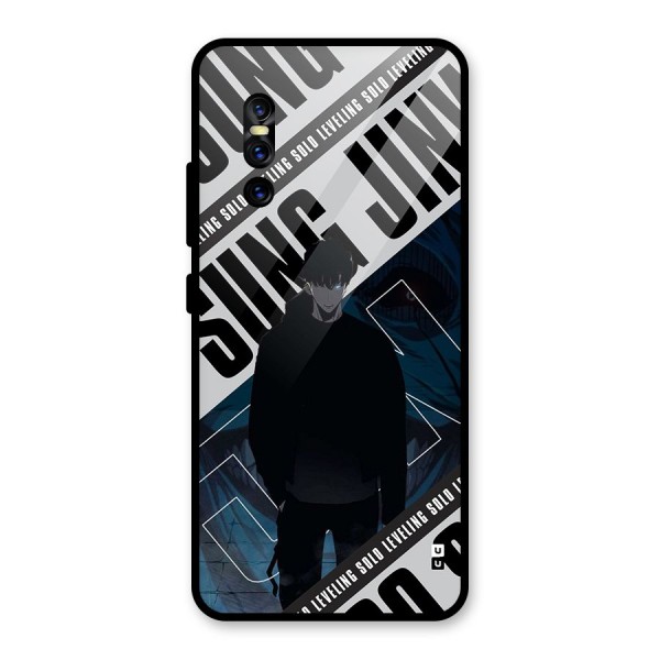 Awesome Jinwoo Rage Glass Back Case for Vivo V15 Pro