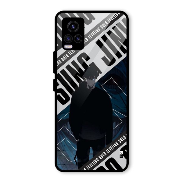 Awesome Jinwoo Rage Glass Back Case for Vivo V20