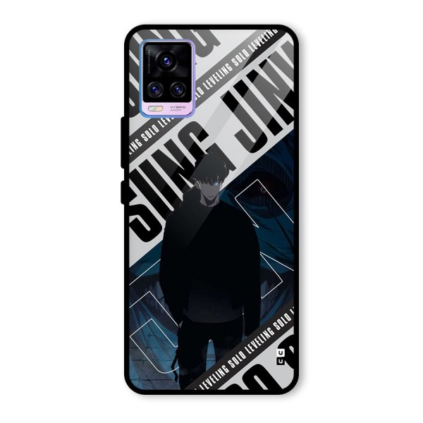 Awesome Jinwoo Rage Glass Back Case for Vivo V20 Pro