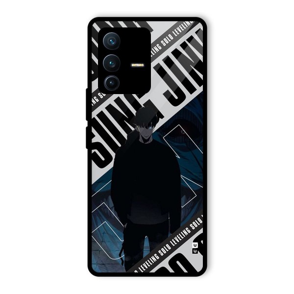 Awesome Jinwoo Rage Glass Back Case for Vivo V23 Pro