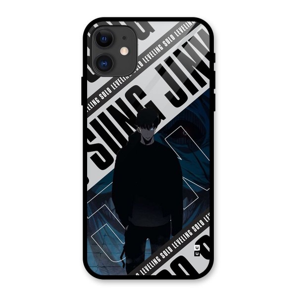 Awesome Jinwoo Rage Glass Back Case for iPhone 11