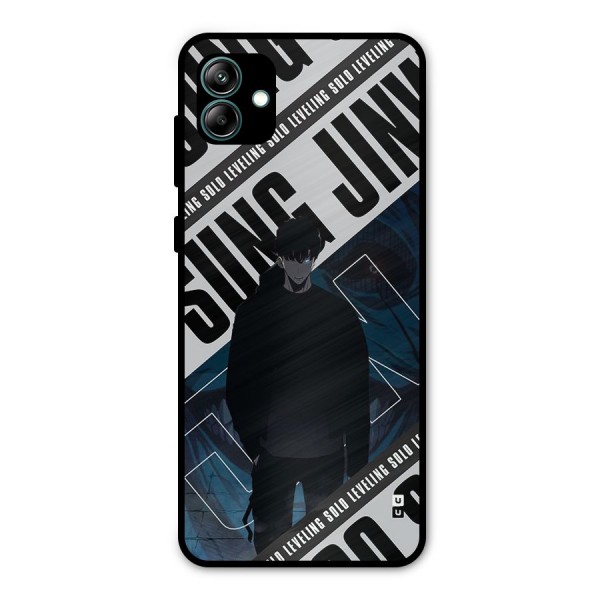 Awesome Jinwoo Rage Metal Back Case for Galaxy A04