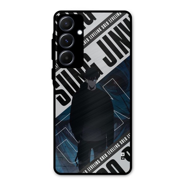 Awesome Jinwoo Rage Metal Back Case for Galaxy A55