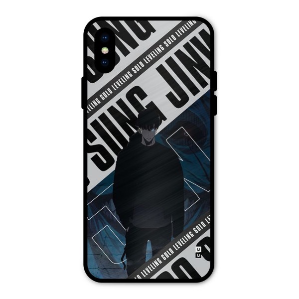 Awesome Jinwoo Rage Metal Back Case for iPhone XS