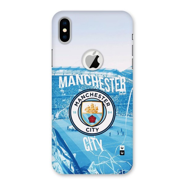 Awesome Manchester Back Case for iPhone XS Logo Cut