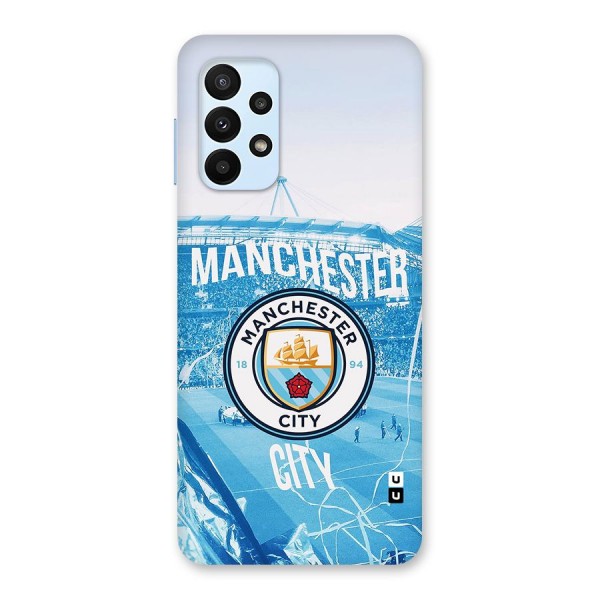 Awesome Manchester Glass Back Case for Galaxy A23