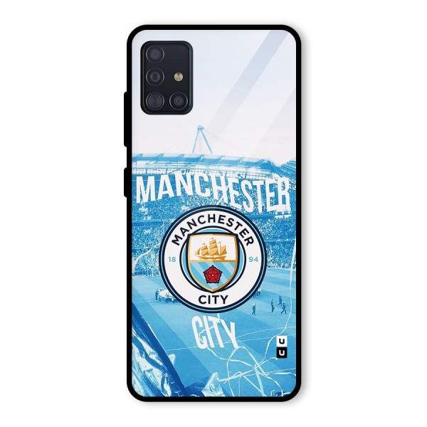 Awesome Manchester Glass Back Case for Galaxy A51