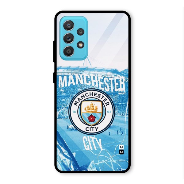 Awesome Manchester Glass Back Case for Galaxy A52s 5G