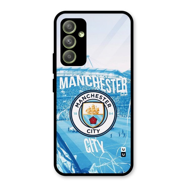 Awesome Manchester Glass Back Case for Galaxy A54