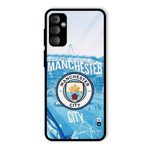 Awesome Manchester Glass Back Case for Galaxy F23