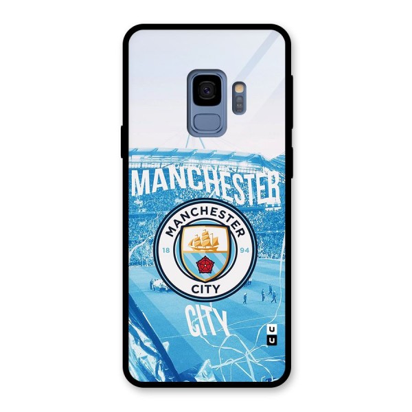 Awesome Manchester Glass Back Case for Galaxy S9