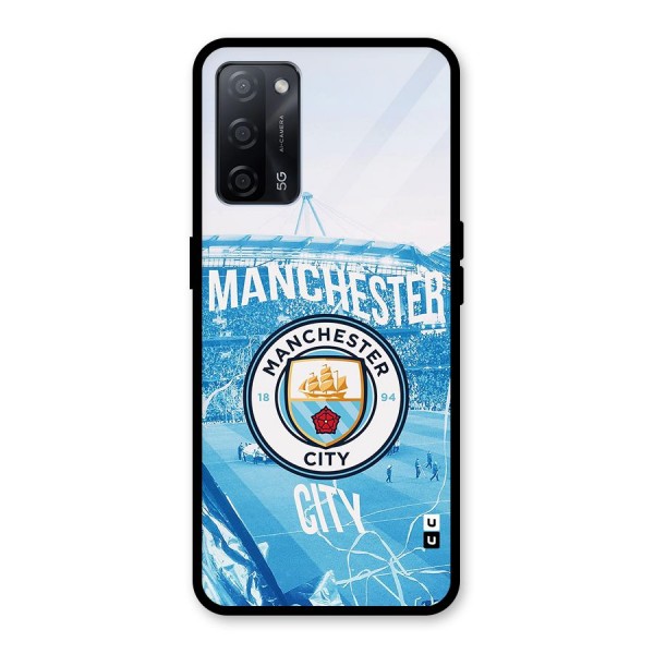 Awesome Manchester Glass Back Case for Oppo A53s 5G