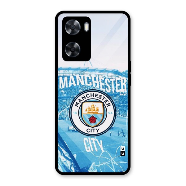 Awesome Manchester Glass Back Case for Oppo A57 2022