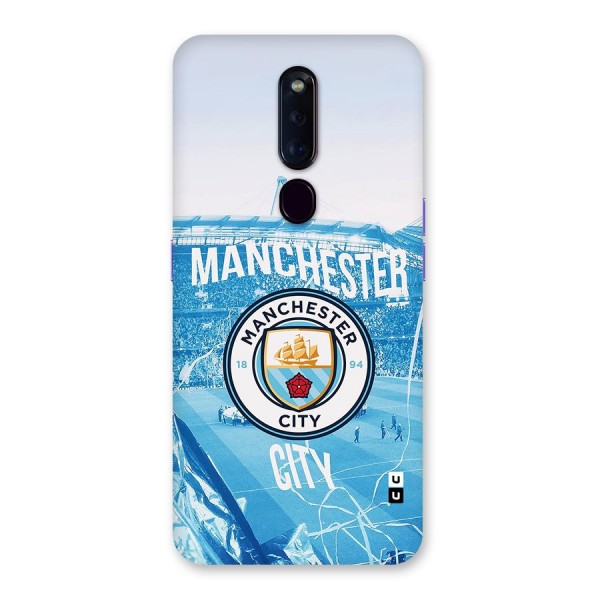 Awesome Manchester Glass Back Case for Oppo F11 Pro