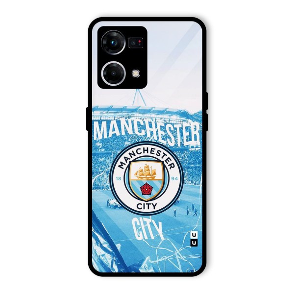 Awesome Manchester Glass Back Case for Oppo F21 Pro 4G