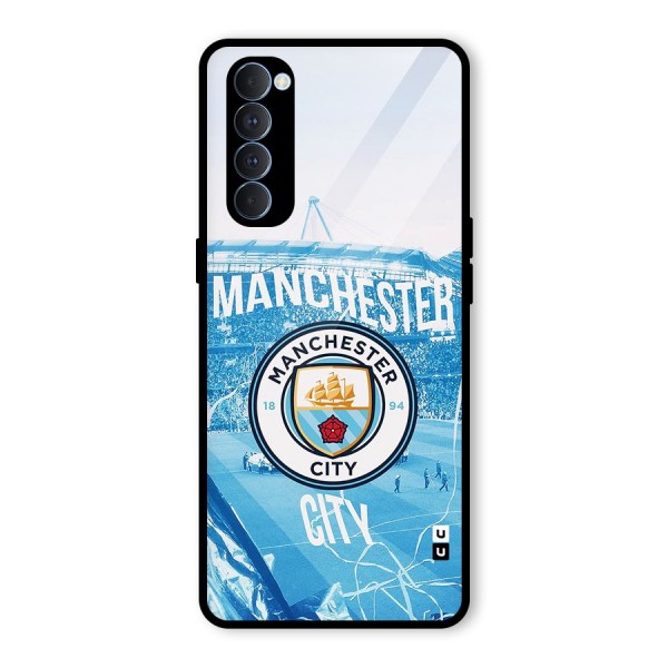 Awesome Manchester Glass Back Case for Oppo Reno4 Pro