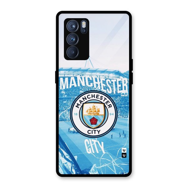 Awesome Manchester Glass Back Case for Oppo Reno6 Pro 5G