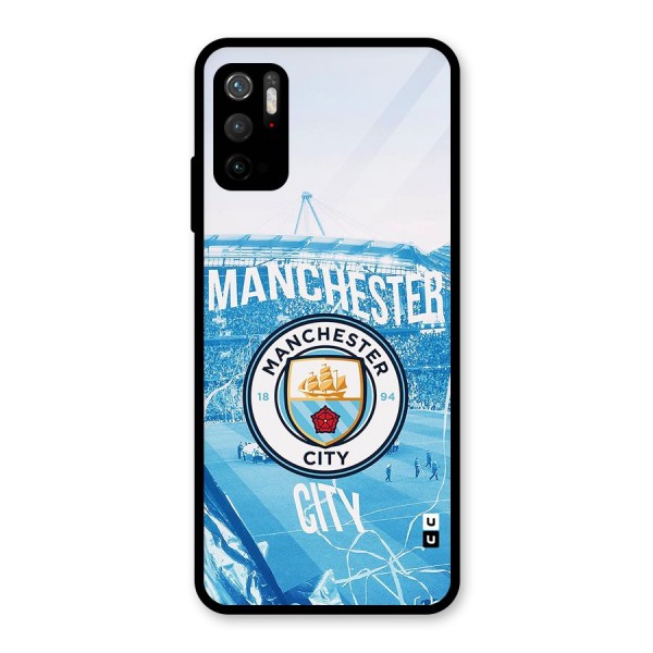 Awesome Manchester Glass Back Case for Poco M3 Pro 5G