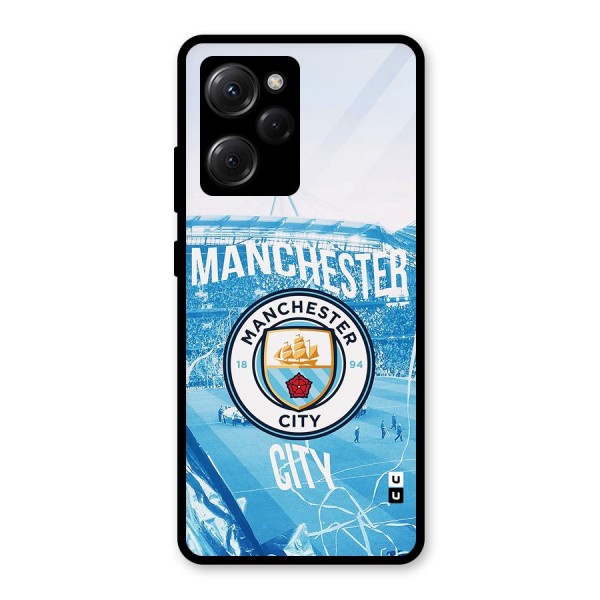 Awesome Manchester Glass Back Case for Poco X5 Pro