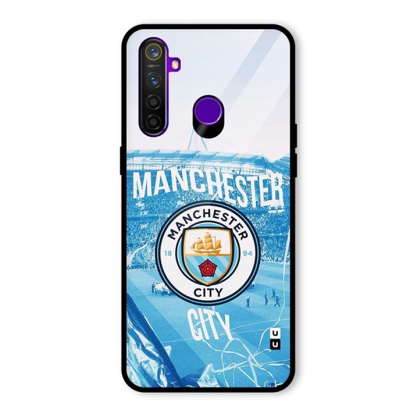 Awesome Manchester Glass Back Case for Realme 5 Pro