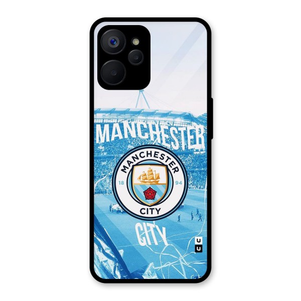 Awesome Manchester Glass Back Case for Realme 9i 5G