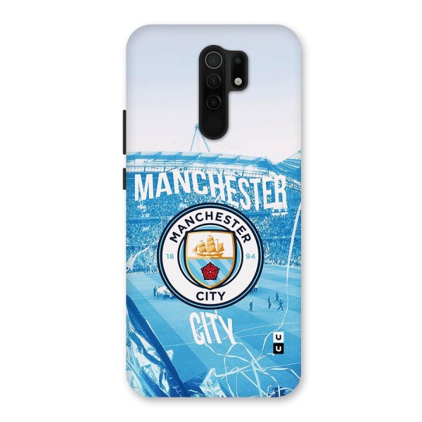 Awesome Manchester Glass Back Case for Redmi 9 Prime