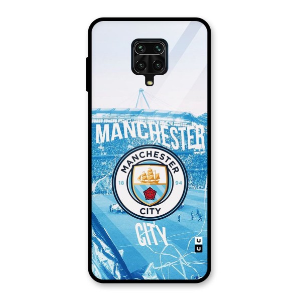 Awesome Manchester Glass Back Case for Redmi Note 10 Lite