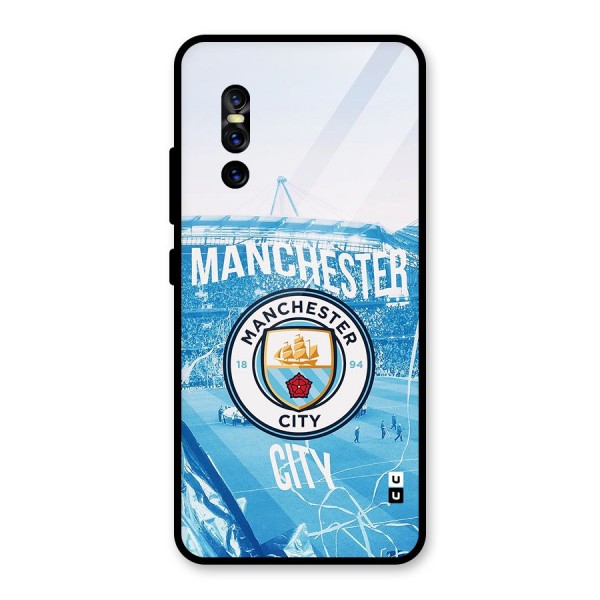 Awesome Manchester Glass Back Case for Vivo V15 Pro