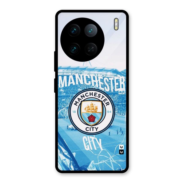 Awesome Manchester Glass Back Case for Vivo X90 Pro