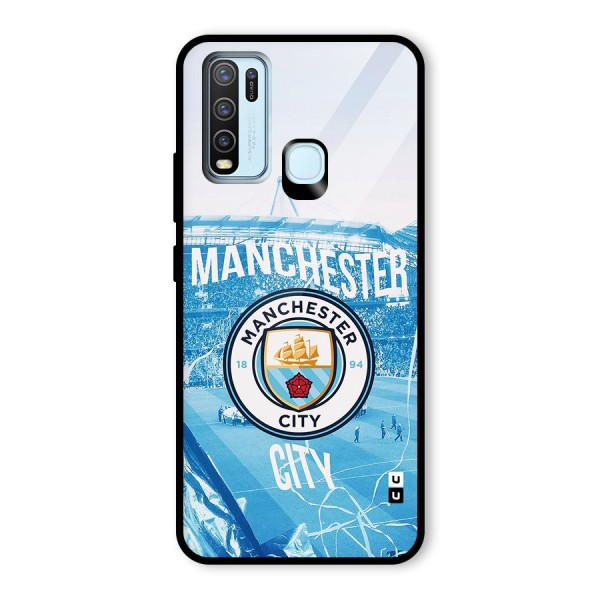 Awesome Manchester Glass Back Case for Vivo Y50