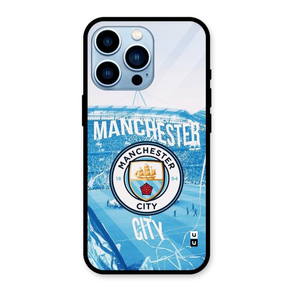 Awesome Manchester Glass Back Case for iPhone 13 Pro