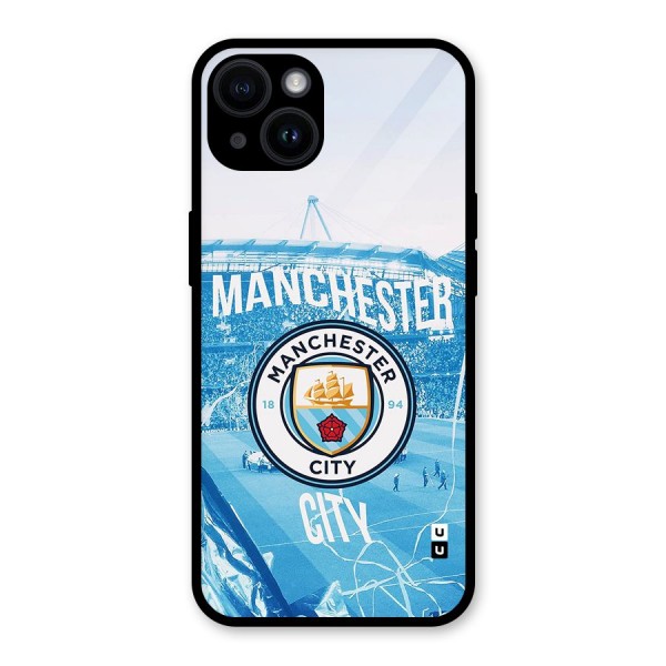 Awesome Manchester Glass Back Case for iPhone 14