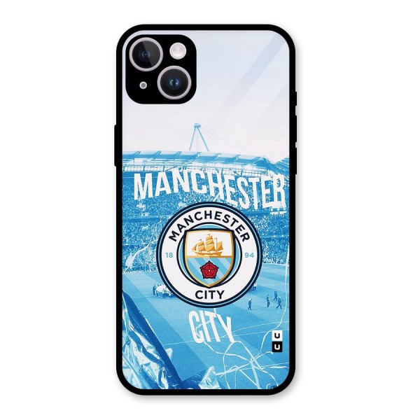 Awesome Manchester Glass Back Case for iPhone 14 Plus