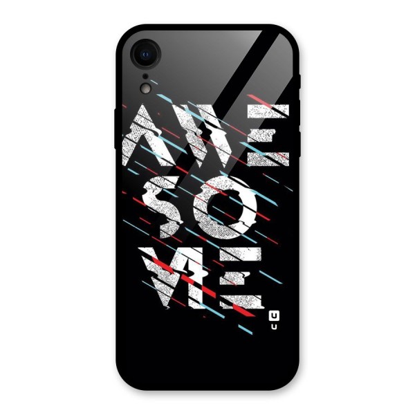 Awesome Me Glass Back Case for iPhone XR