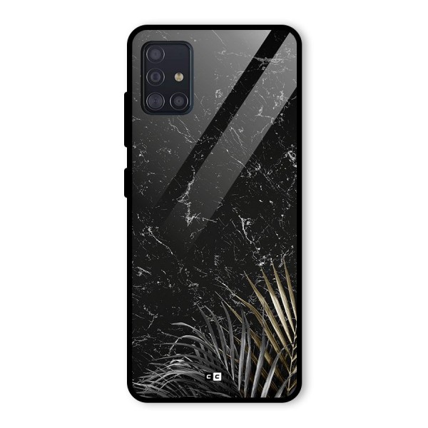 Awesome Royal Marble Glass Back Case for Galaxy A51