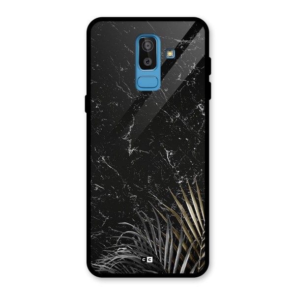 Awesome Royal Marble Glass Back Case for Galaxy J8