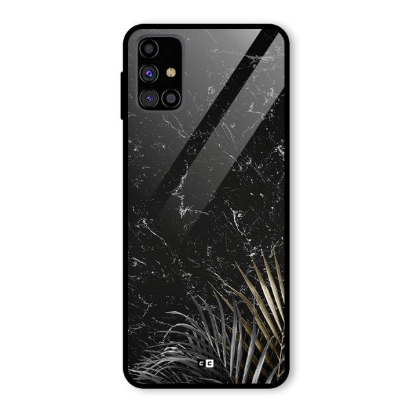 Awesome Royal Marble Glass Back Case for Galaxy M31s