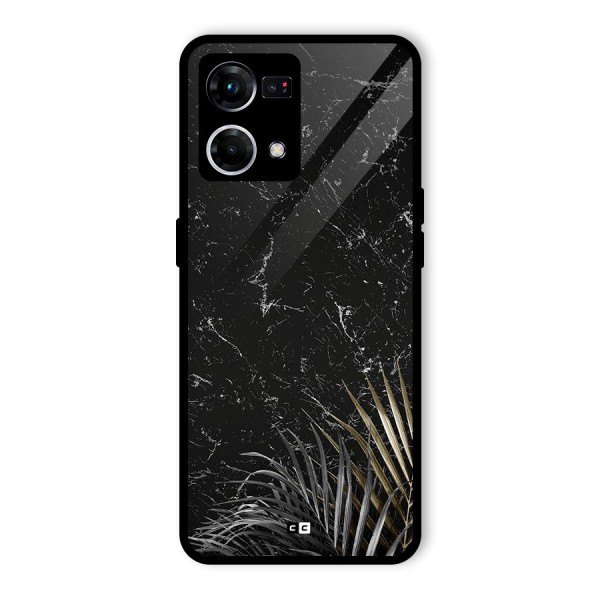 Awesome Royal Marble Glass Back Case for Oppo F21 Pro 4G