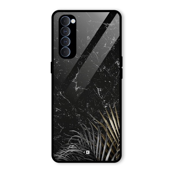 Awesome Royal Marble Glass Back Case for Oppo Reno4 Pro