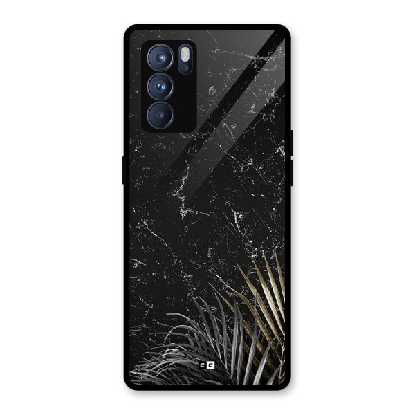 Awesome Royal Marble Glass Back Case for Oppo Reno6 Pro 5G