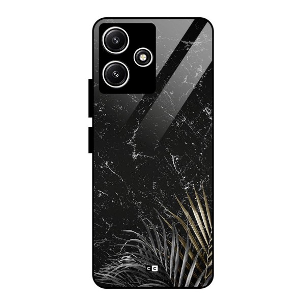 Awesome Royal Marble Glass Back Case for Poco M6 Pro