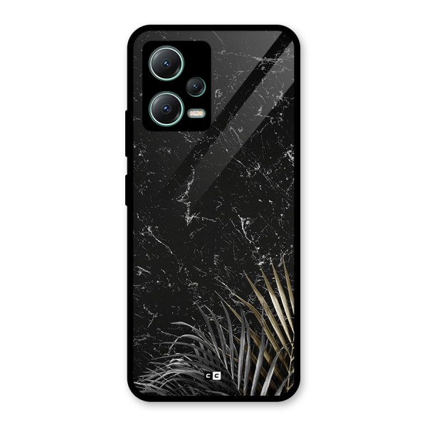 Awesome Royal Marble Glass Back Case for Poco X5