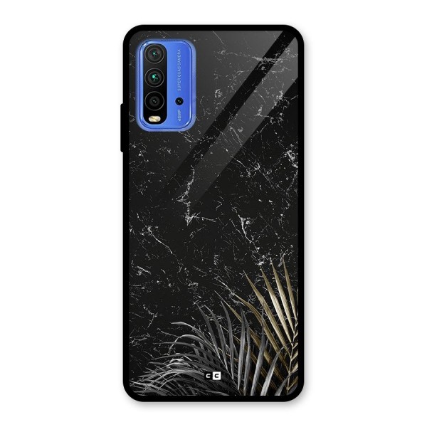 Awesome Royal Marble Glass Back Case for Redmi 9 Power