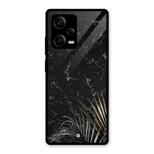 Awesome Royal Marble Glass Back Case for Redmi Note 12 Pro